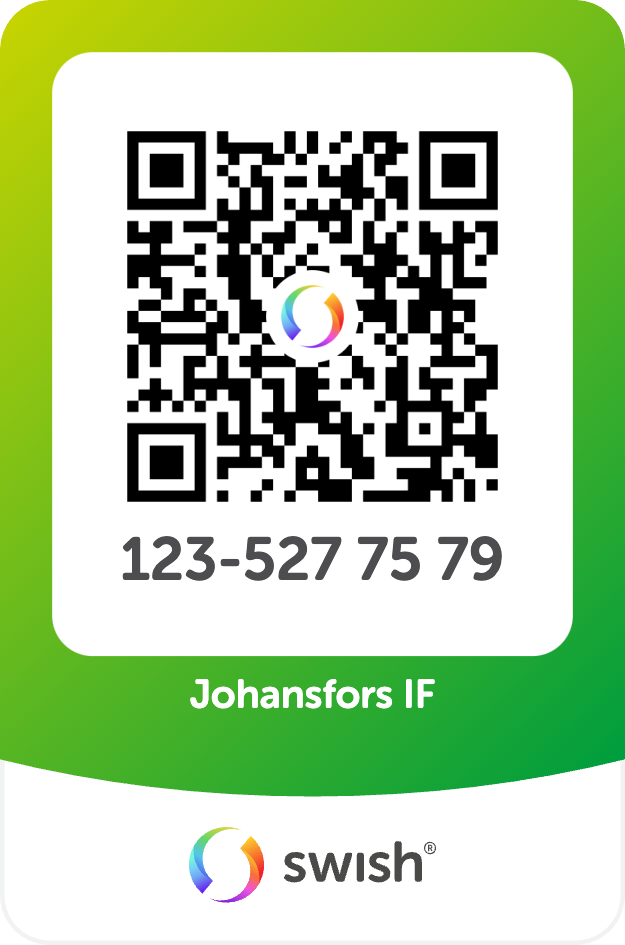 Johansfors IF swish QR-kod
